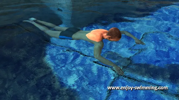 The arm movements of the breaststroke - The catch.