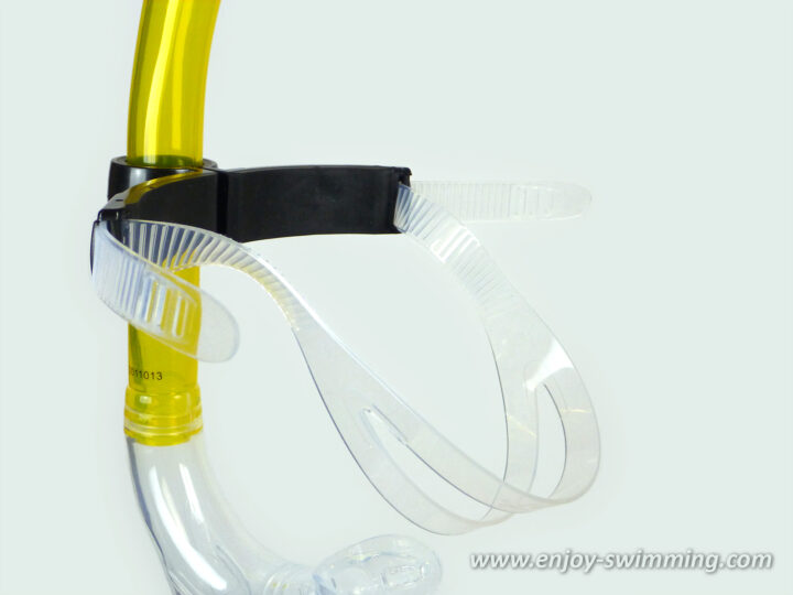 Swimmer's snorkel - head strap